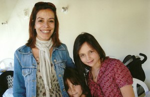 Mamãe Rafaela André Mussi e as filhas Bianca e Maria Clara