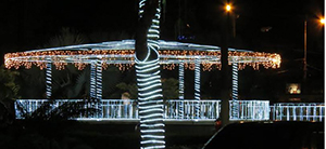A Praça Marcílio Dias está iluminada. As luzes foram colocadas nos gradis, nas árvores e no coreto e estão dando um brilho especial à Praça mais bem cuidada do município. A iniciativa privada é quem banca os enfeites de Natal de Nova Friburgo. A foto é do amigo leitor Jorge Plácido
A Praça Marcílio Dias está iluminada. As luzes foram colocadas nos gradis, nas árvores e no coreto e estão dando um brilho especial à Praça mais bem cuidada do município. A iniciativa privada é quem banca os enfeites de Natal de Nova Friburgo. A foto é do amigo leitor Jorge Plácido