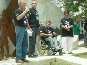 Nos inesquecíveis momentos da inauguração do Memorial Doze de Janeiro, Paulo César de Carvalho, Chico Figueiredo, o prefeito Sergio Xavier e Felga de Moraes Nos inesquecíveis momentos da inauguração do Memorial Doze de Janeiro, Paulo César de Carvalho, Chico Figueiredo, o prefeito Sergio Xavier e Felga de Moraes