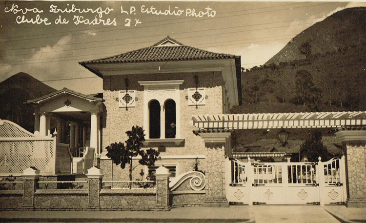 Cartão Postal : Clube de Xadrez - Nova Friburgo - RJ.