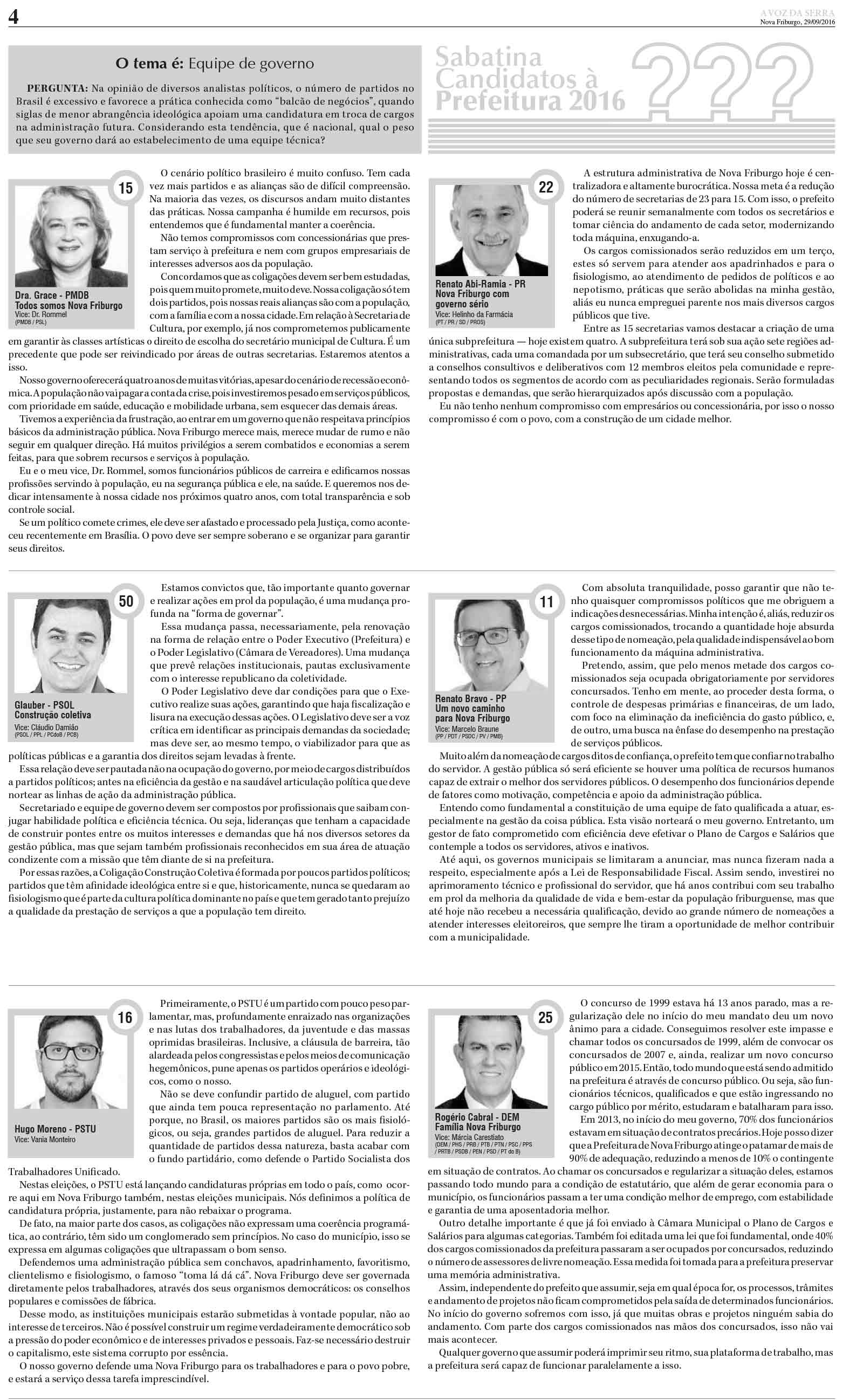 Edição De 29 De Setembro De 2016 Jornal A Voz Da Serra