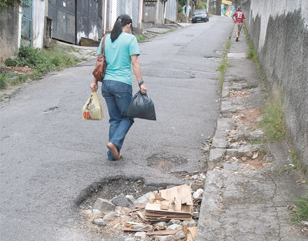 Muito cuidado ao passar na Rua José do Patrocínio