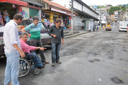 Olaria, Cônego, Cascatinha e Vale dos Pinheiros têm atualmente nove frentes de trabalho