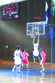 Festa no basquete