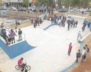 Pista de Skate Geovane Marins Tavares é inaugurada e emoção toma conta dos pais do jovem homenageado