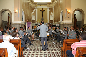 Concerto da Banda do Corpo de Bombeiros lota Catedral 