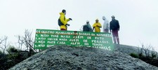 Cruz Vermelha e Grupo de Radioamadores instalam equipamentos no Pico do Caledônia