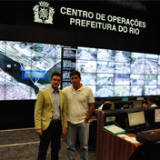Centro de Operações Rio recebe vereador de Nova Friburgo
