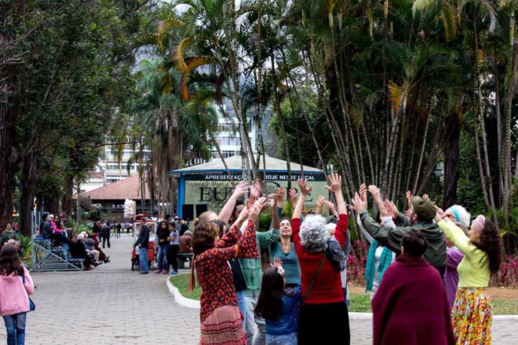 O Movimento Abraço às Árvores vem realizando diversas intervenções culturais ao longo de 2015