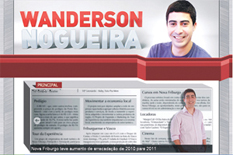 Wanderson Nogueira estreia site pessoal