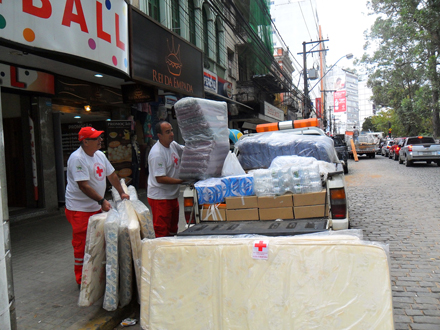 Cruz Vermelha de Nova Friburgo presta ajuda em Teresópolis