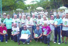 Encontro do futebol reúne dezenas de desportistas