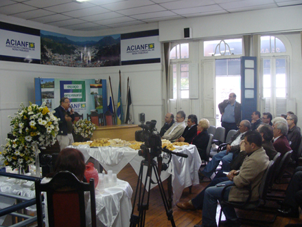 A Associação Comercial de Nova Friburgo celebrou segunda-feira o Dia do Comerciante