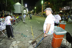 EBMA recolheu mais de 36 mil  quilos de lixo durante o carnaval