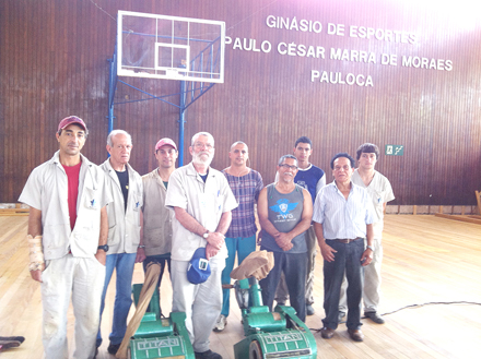 ESPORTES - Ginásio do Country Clube em fase final de recuperação