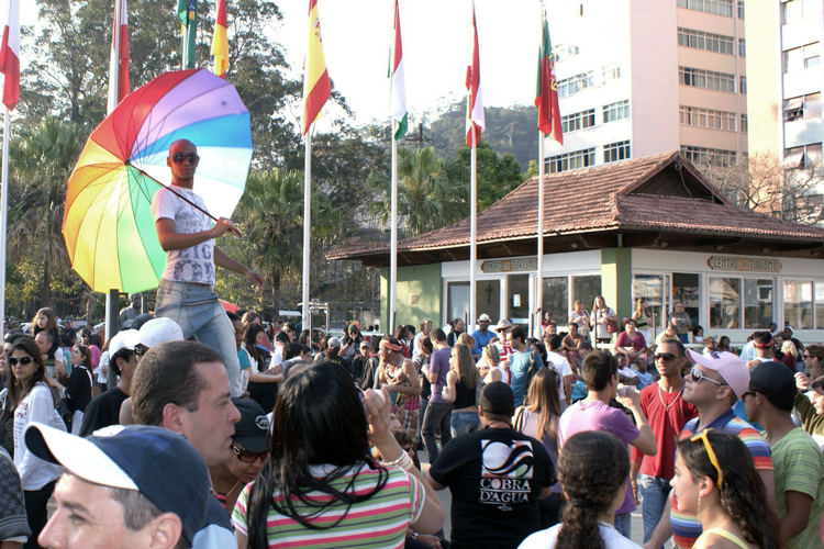 Parada do Orgulho LGBT, edição 2009 (Foto: Arquivo A VOZ DA SERRA)