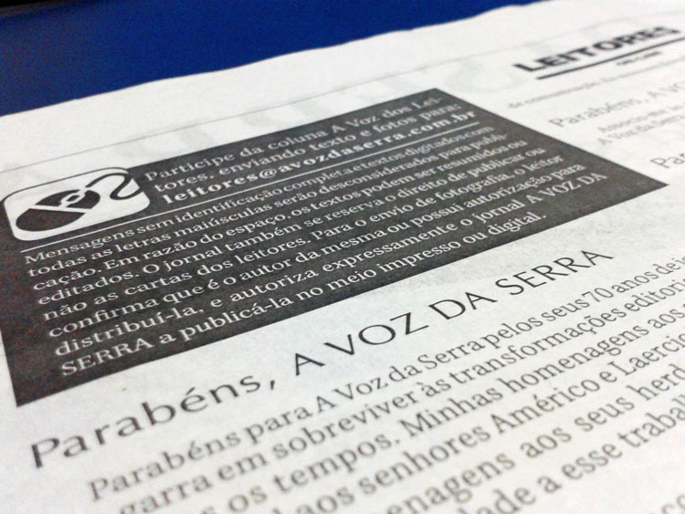 Voz dos Leitores (A Voz da Serra)
