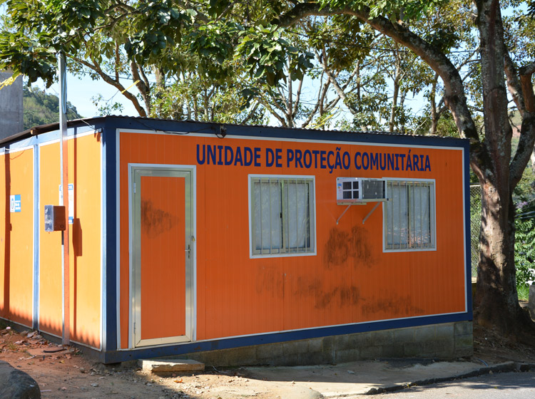 A unidade de proteção comunitária da Vilage foi a primeira a ser instalada em Nova Friburgo (Foto: Lúcio César Pereira)