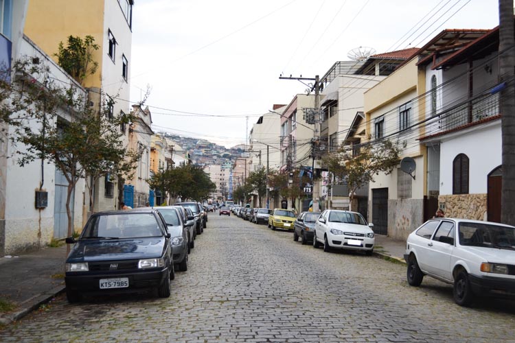 Rua Tessarollo dos Santos, no Paissandu (Foto: Arquivo A VOZ DA SERRA)