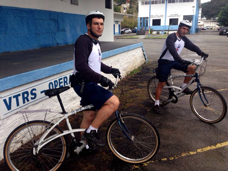 Policiais militares voltam a patrulhar cidade com bicicletas (Cortesia de Polícia Militar)