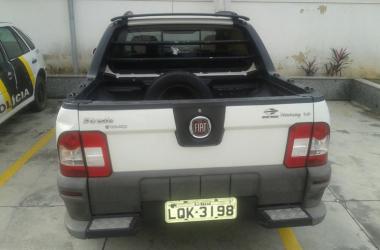 O veículo foi furtado em 2013, em Macaé (Cortesia de Polícia Militar)
