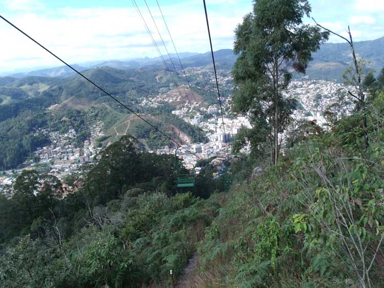 O trajeto do segundo estágio vai até o Morro da Cruz, de onde é possível ter uma vista privilegiada da cidade  (Lúcio César Pereira / A Voz da Serra)