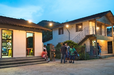 O pacato vilarejo de Rio Bonito, onde aconteceu o assalto (Foto: Arquivo AVS)
