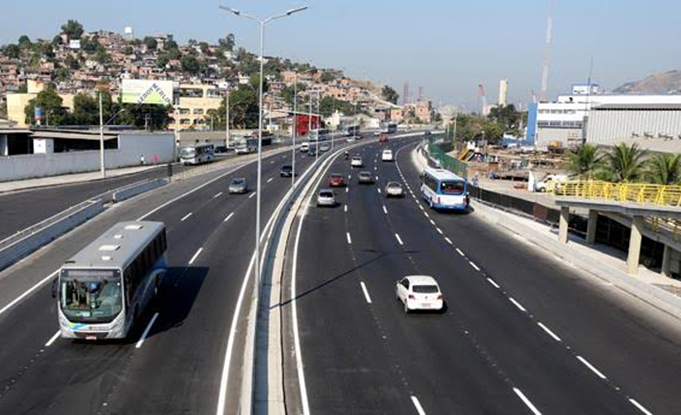 Obras na Avenida do Contorno em Niterói estão prontas 