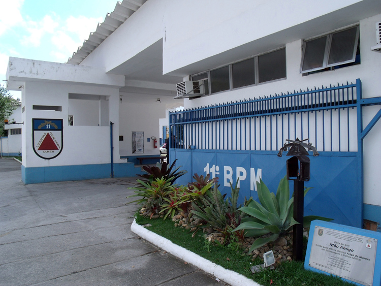 O 11º BPM funciona na Vila Nova (Foto: Arquivo/AVS)