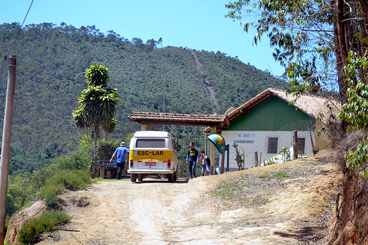 Escola Municipal Lina Rosa dos Santos, no Alto do Catete (Foto: Henrique Pinheiro)