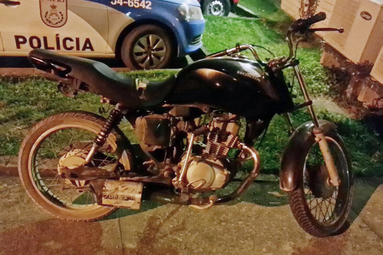 A moto Honda CG 125 foi furtada nesta semana em Macaé (Foto: 11ºBPM)