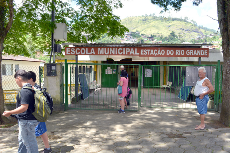 Escola Municipal Estação do Rio Grande, em Riograndina (Foto: Arquivo A VOZ DA SERRA)