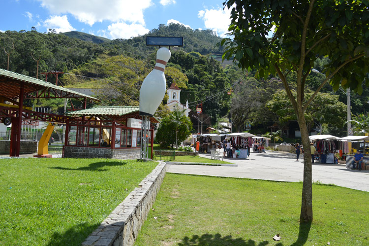 A Praça do Suspiro foi o local escolhido para a instalação da escultura (Foto: Arquivo A VOZ DA SERRA)