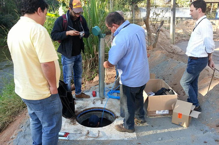 Em Nova Friburgo equipamento alemão foi instalado dentro de área da concessionária Aguas de Nova Friburgo (Foto: Rio Rural/Intecral)