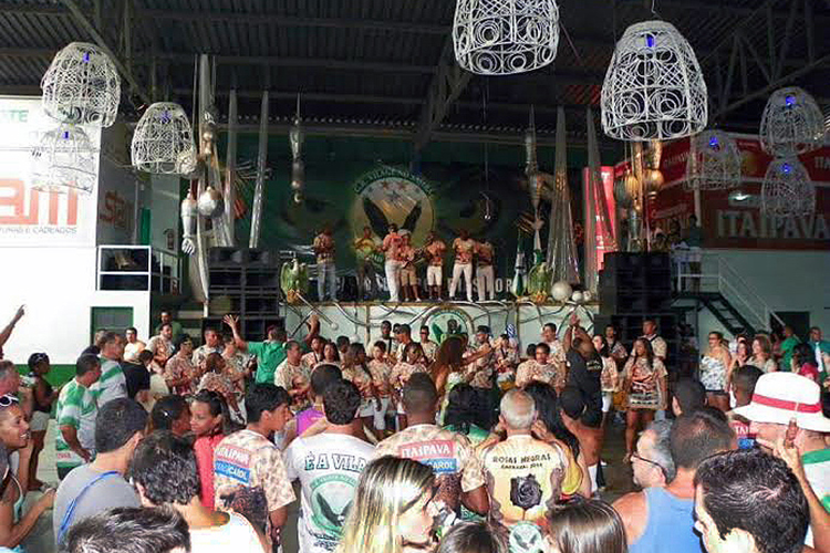 Evento na Quadra da Vilage do Samba (Foto: Arquivo A VOZ DA SERRA)