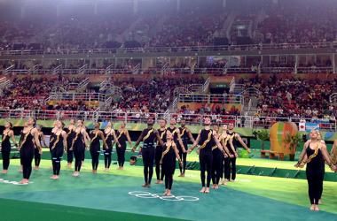 Grupo participou com um total de 42 pessoas: ápice durante os Jogos Olímpicos do Rio (Foto: Acervo pessoal)