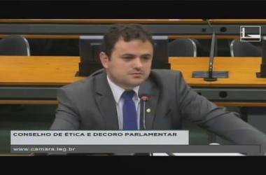 Sessão do Conselho de Ética da Câmara dos Deputados nesta terça-feira (Foto: TV Câmara)