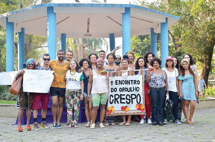 Encontro do Orgulho Crespo do ano passado, na Praça Getúlio Vargas (Foto: Paula Winter)