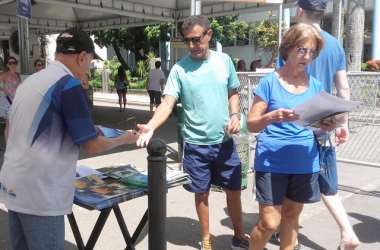 As belezas friburguenses serão apresentadas com materiais de divulgação neste sábado aos turistas que visitarem a capital fluminense. Intenção é sugerir a ampliação dos roteiros de passeios ao interior do estado (Foto: Divulgação)