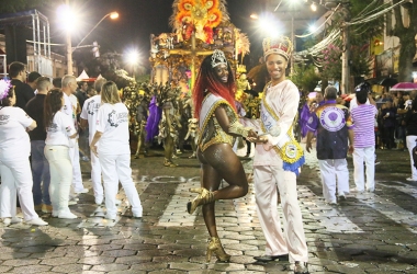 Rainha do Carnaval e Rei Momo 2017 (Foto: Juliana Tostes)