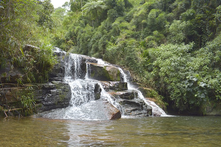 A Cachoeira da Adutora, no Cascatinha (Arquivo AVS)