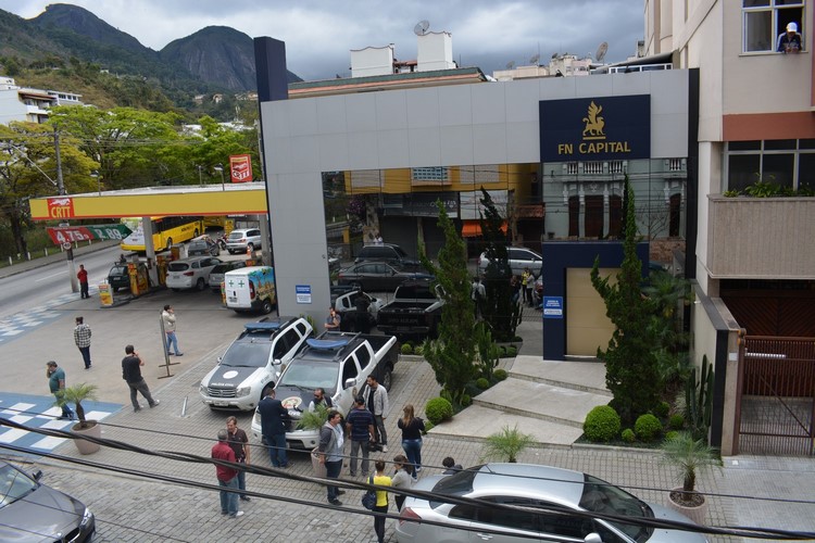 A sede da FN Capital na Fernando Bizzotto: 18 meses de aluguel em atraso (Fotos: Henrique Pinheiro)