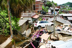 Bairro Floresta: um dos mais afetados pelas chuvas