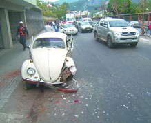 Manhã de acidentes de trânsito em Nova Friburgo