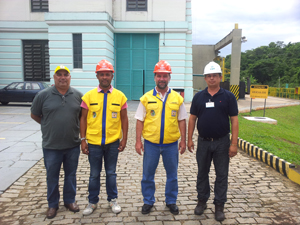 Secretaria Municipal de Defesa Civil visita a Usina Ilha dos Pombos