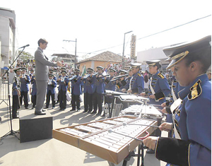 Banda do Colégio Odette Penna Muniz participa de concurso nacional