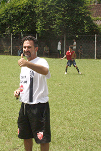 Um professor de verdade no futebol de Lumiar