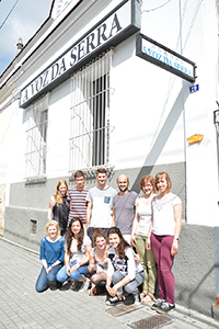 Jovens de Fribourg visitam Nova Friburgo