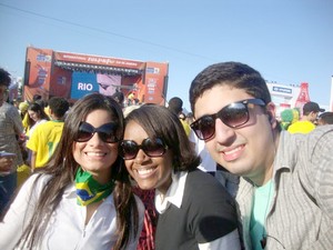 Alunos da Candido Mendes participam de cobertura internacional
