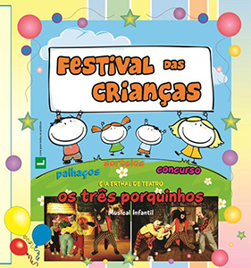 Festival das Crianças agita Teatro Laercio Ventura com atividades para alunos da rede municipal 